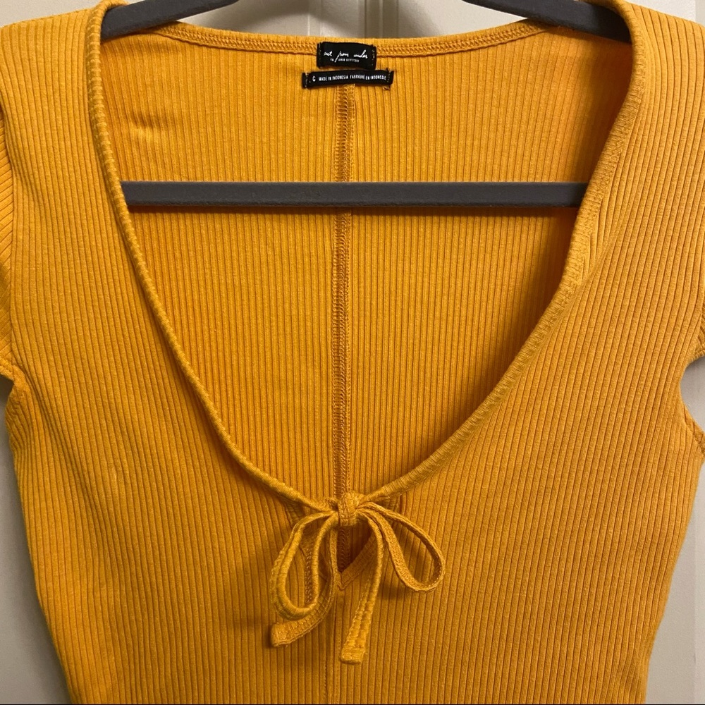 Mustard Yellow Bodysuit